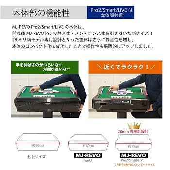 Amazon.co.jp: MJ-REVO 点数表示 全自動麻雀卓 Smart 折りたたみ